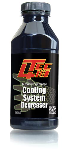 Tec4 Cooling System Cleaner 400ml - Biodegradable Radiator Flush for Oil & Grease Removal